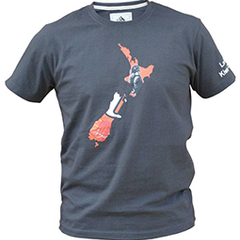 Tui Charcoal All Over NZ T-shirt