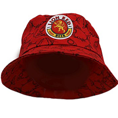 Lion Red Angry Fish Bucket Hat - 1020601