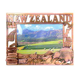 NZ Kiwi Copper Photo Frame - MISC90C