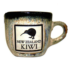 Reactive Glaze Kiwi Espresso Cups - 10497 SET OF  2