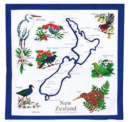 NZ Birds & Flowers Cushion Cover - CUS40