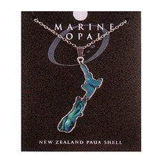 Paua Fine Chain Necklace - PJS138