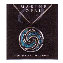 Paua Fine Chain Necklace - PJS101