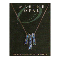 Paua Fine Chain Necklace - PJS25