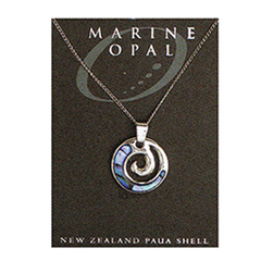 Paua Fine Chain Necklace - PJS33