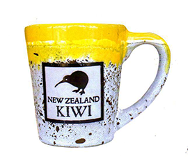 Reactive Glaze Kiwi Espresso Cups - 10597 SET OF  2