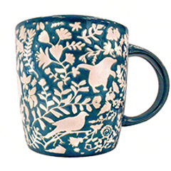 Birds Wax Resist Mug - 10678