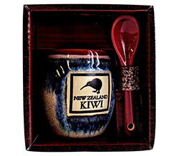 MINI Barrel NZ Kiwi Mug & Spoon - 10680