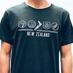 New Zealand Icons - Embroidered - 158WK