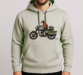 NZ Motor Bike Hoodie - 198SH MEN