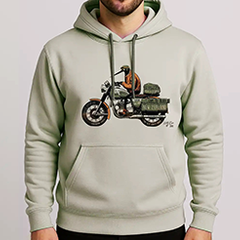 NZ Motor Bike Hoodie - 198SH MEN
