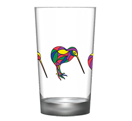 3 Kiwis Shot Glasses - 445ST Set of 4