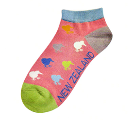 WOMENS NZ Kiwis Bamboo Sports Socks - 55394 SET of 2