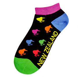 WOMENS NZ Kiwis Bamboo Sports Socks - 55395 SET of 2