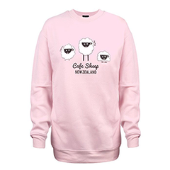 Cafe Sheep New Zealand Sweatshirt - 6043J  WOMEN