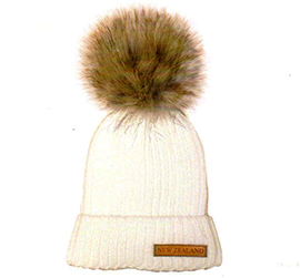 NZ Pompom Beanie - 60652