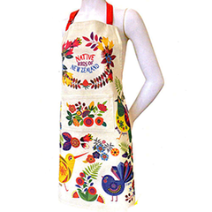 New Zealand Retro Birds Apron - 65279