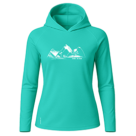 Wild Kiwi Active Fit Hoodie - 808AF WOMEN