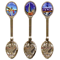 Auckland, Christchurch, Queenstown Tea Spoons - 80948  49  50