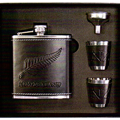 New Zealand Fern Hip Flask SET - 82249
