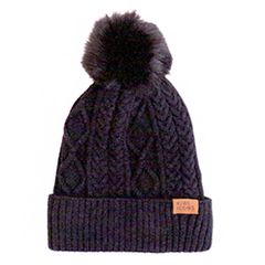 Fleece Lined Pom Pom Beanie - CA1306