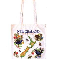 NZ Birds & Flowers Carry Bag - CB223