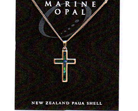 Paua Fine Chain Necklace - PJS222