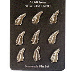 NZ Ferns Lapel Badges - B30 SET of 9