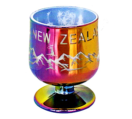 NZ Rainbow Goblet Shot Glasses - 10643 Set of 2