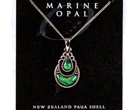 Paua Fine Chain Necklace - PJS150