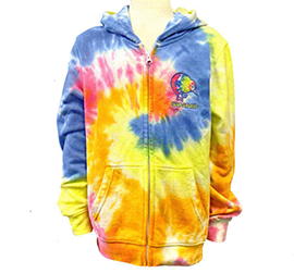 Kiwi Tie Dye Hoodie - CHILD PK