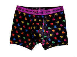 Multi Kiwis Bamboo Boxer Shorts