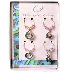 Maori Designs Wine Glass Charms - MGC01