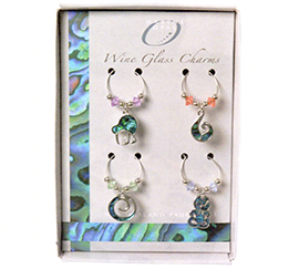 Kiwiana Wine Glass Charms - MGC03