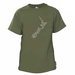 Merino NZ Map CHILD T-Shirt - MK150-64