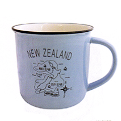 New Zealand Map Camping Mug - MUG137