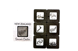 Laser Etched NZ Icons Coasters - 80442