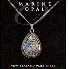 Paua Fine Chain Necklace - PJS121
