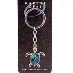 Turtle Paua Key Ring - PK73 SET OF 4