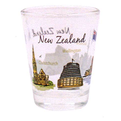New Zealand Cities Shot Glasses Set of 2 - SH103