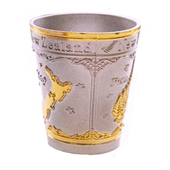 Map Fern Kiwi Shot Glasses - SH94 set of 2