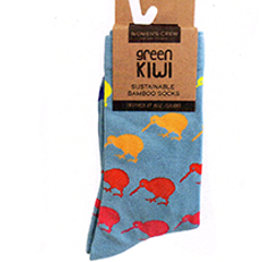 WOMENS Bamboo Kiwis Socks - SOX65 SET of 2