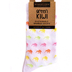 WOMENS Bamboo Kiwis Socks - SOX69 SET of 2
