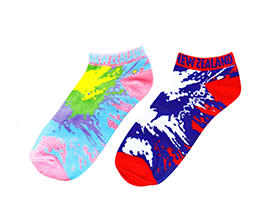 WOMENS NZ Splash Sports Socks - 55353 54 SET of 4
