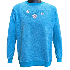 Floral Curve NZ Sweatshirt - PK  WOMEN