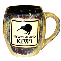 Reactive Glaze Kiwi Mug - 10473