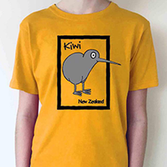 Cartoon Kiwi T-shirt - 127KP