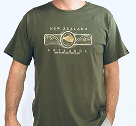 Kiwi & Koru Embroidered - 165KA