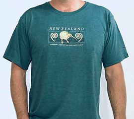Embroidered Kiwi Koru - 169WK