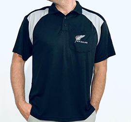 NZ & Fern Dry Fit Polo Shirt - 220DF